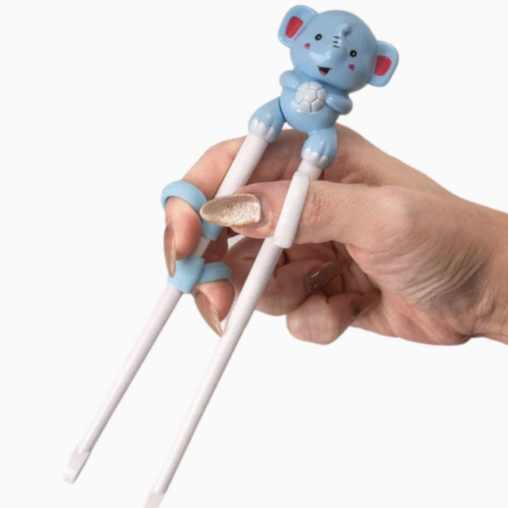 Urban Tokyo Elephant Training Chopsticks Plastic With Adjustable Silicon