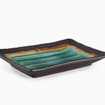 Urban Tokyo Midori Kanyu 8.5"L x 5.25"W Rectangular Porcelain Plate