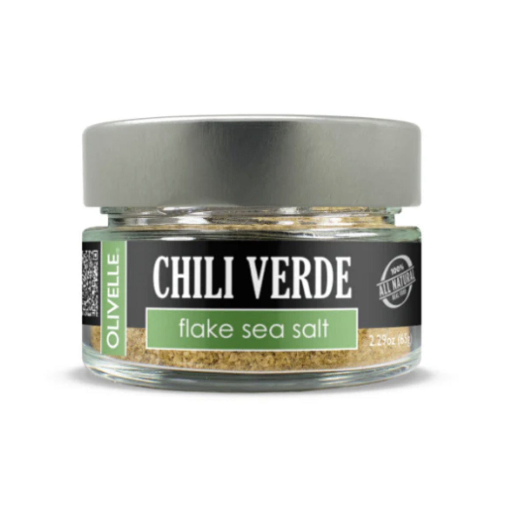 Olivelle Chili Verde Flake Sea Salt -65g (2.29oz) | Olivelle