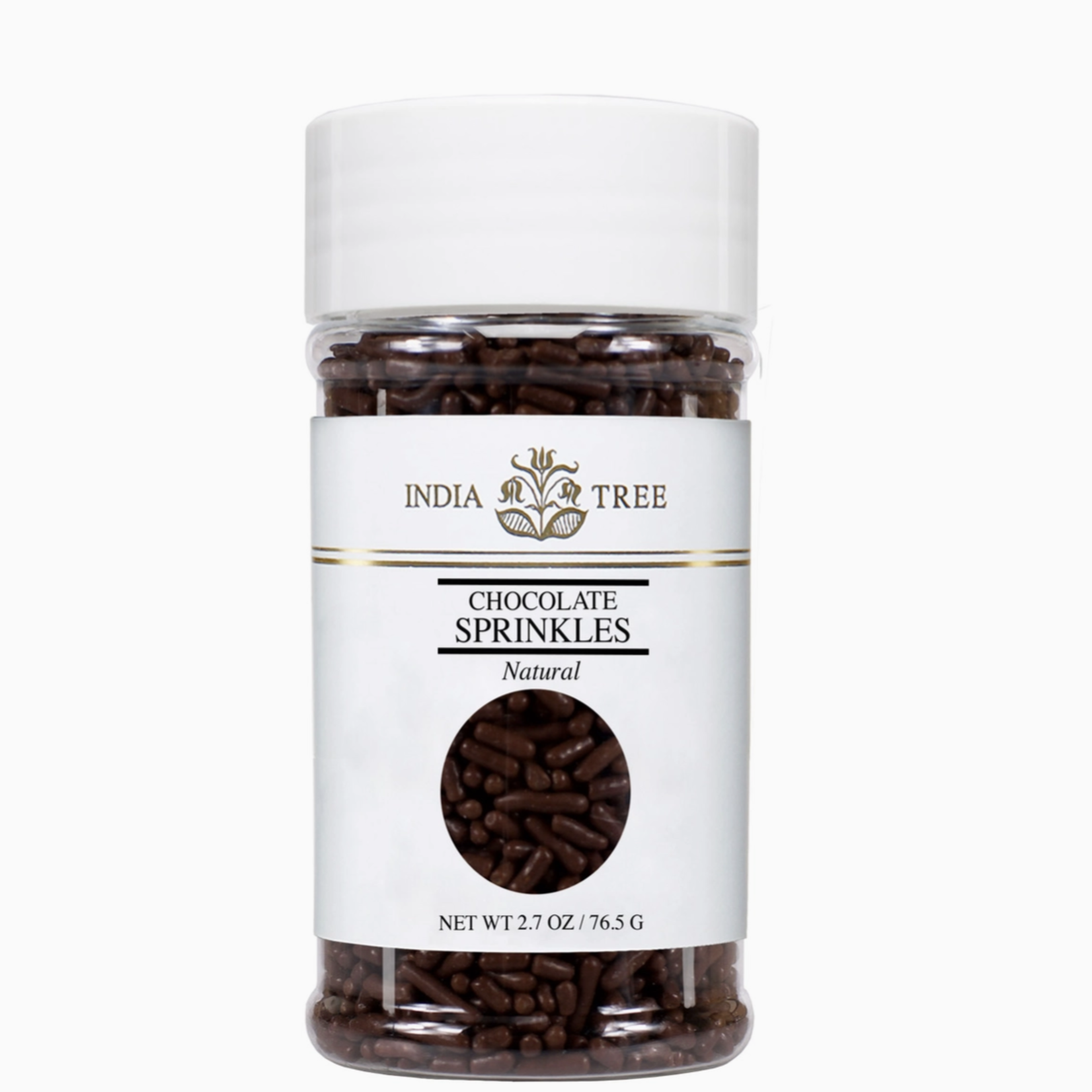 India Tree Natural Chocolate Sprinkles Small Jar (0.8 oz)