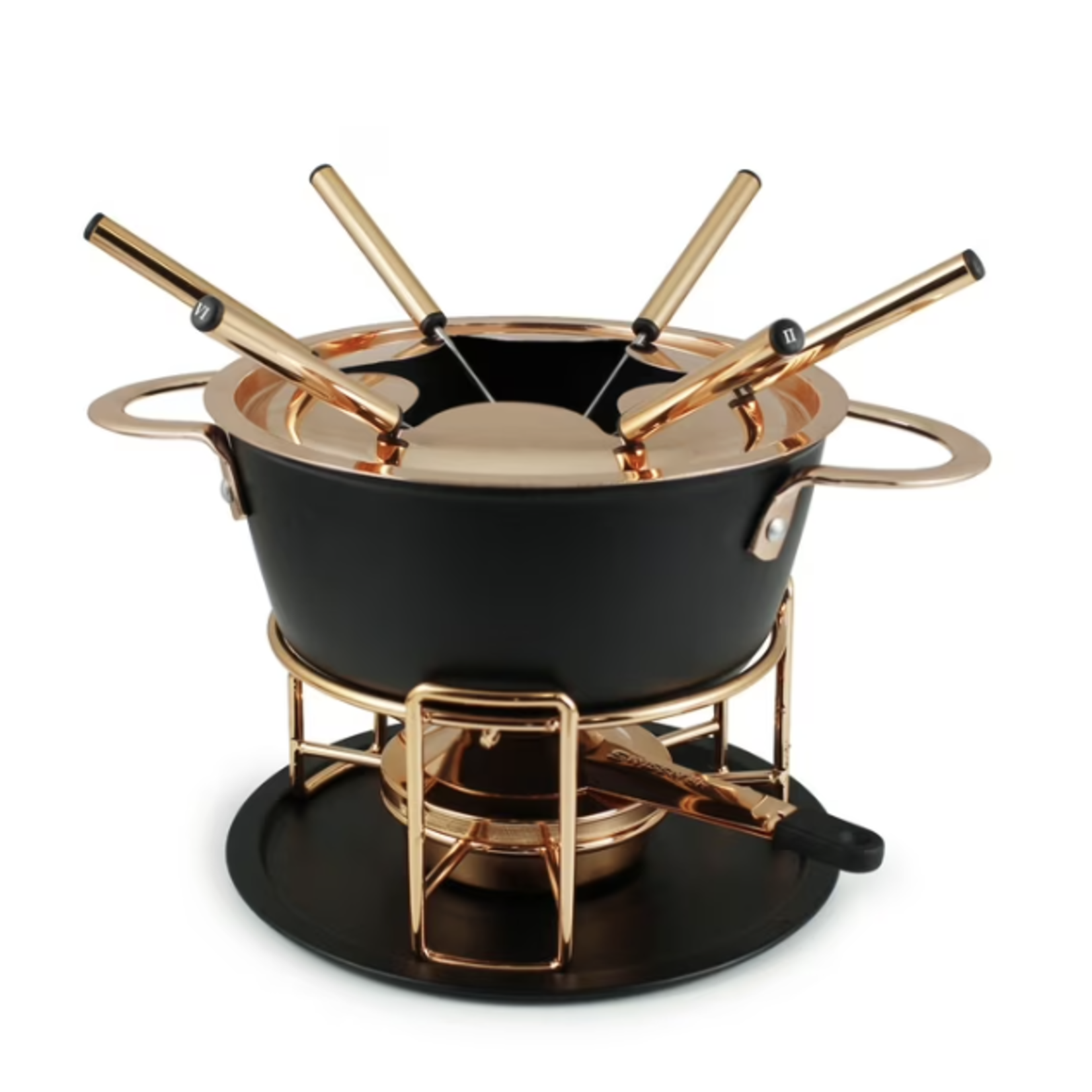 DKB Zyliss/Cole&Mason/Swissmar/AdHoc Realp Cast Aluminum Fondue Set | Swissmar
