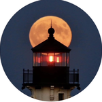 Andrea's Silicone Trivets Jar Opener, Lighthouse Moon