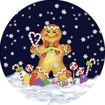 Andrea's Silicone Trivets Jar Opener, Gingerbread Man