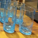 Lake Superior Art Glass Glass Blown Highball Glasses