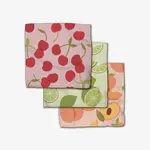 Geometry Fun Fruit Dishcloth Set