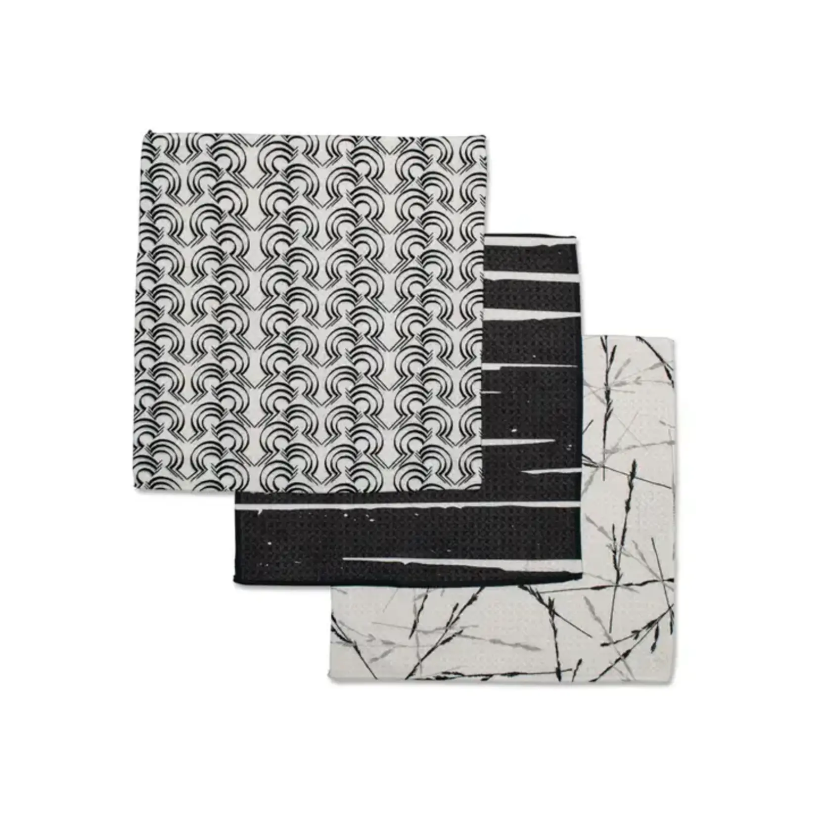 Geometry Night Reeds Dishcloth Set | Geometry