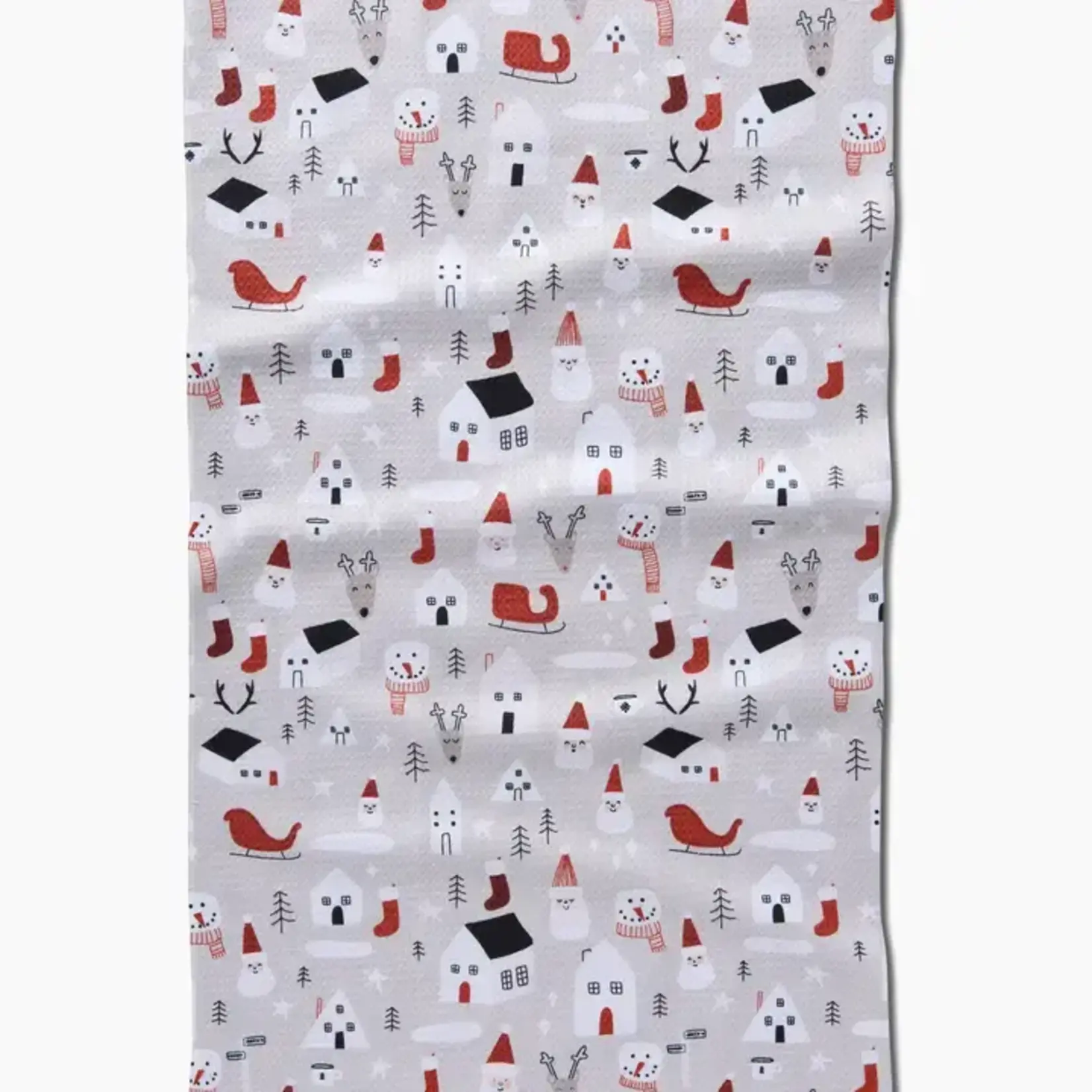 Geometry Tea Towel - Santas Village | Geometry