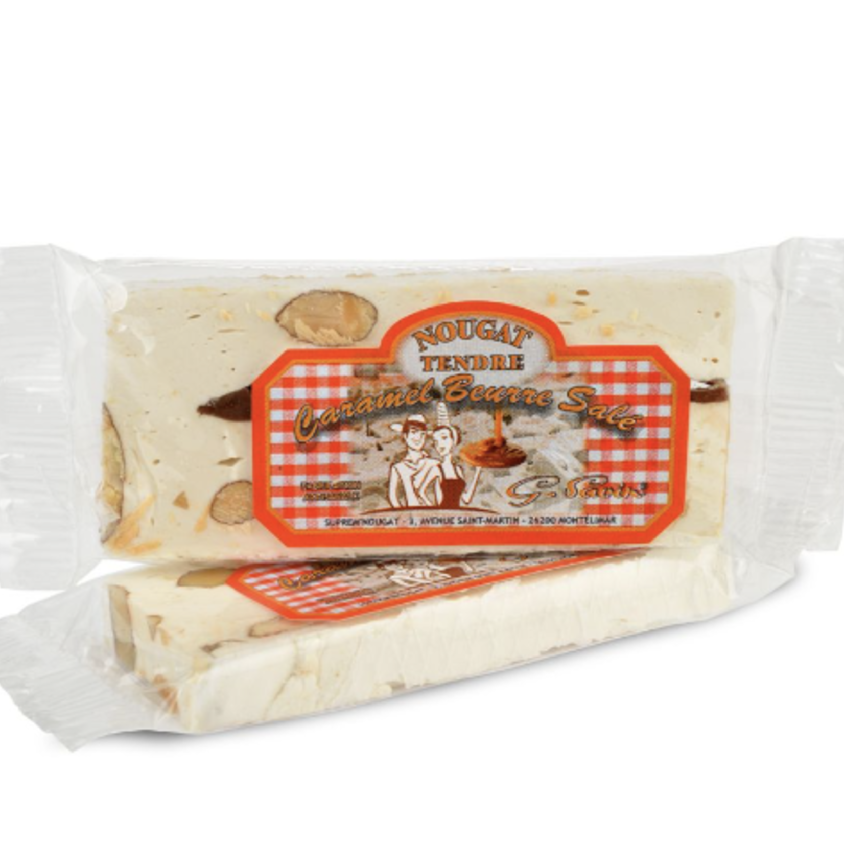 Great Ciao Nougat de Provence with Fleur de Sel Caramel (35 gr)