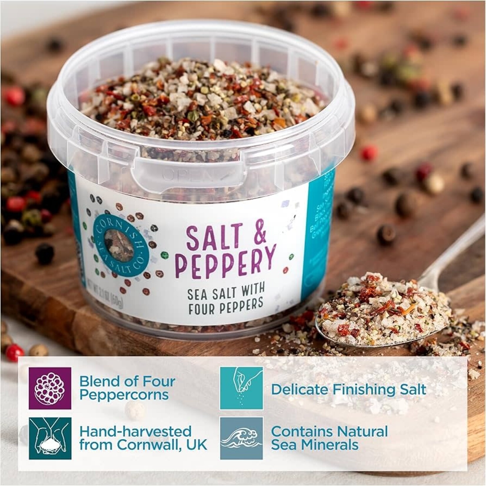 Great Ciao Cornish Sea Salt - Peppery Blend