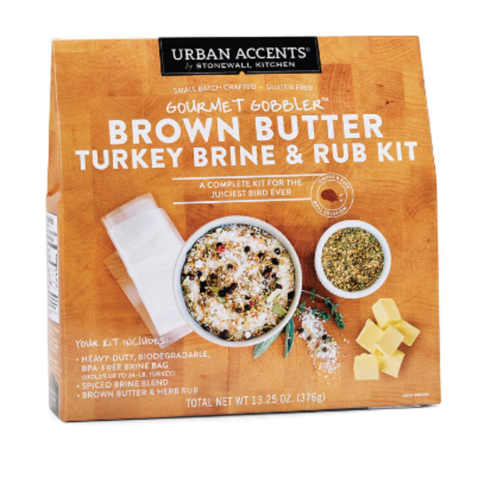 Stonewall Kitchen Gourmet Gobbler™ Brown Butter Turkey Brine & Rub Kit | Stonewall Kitchen