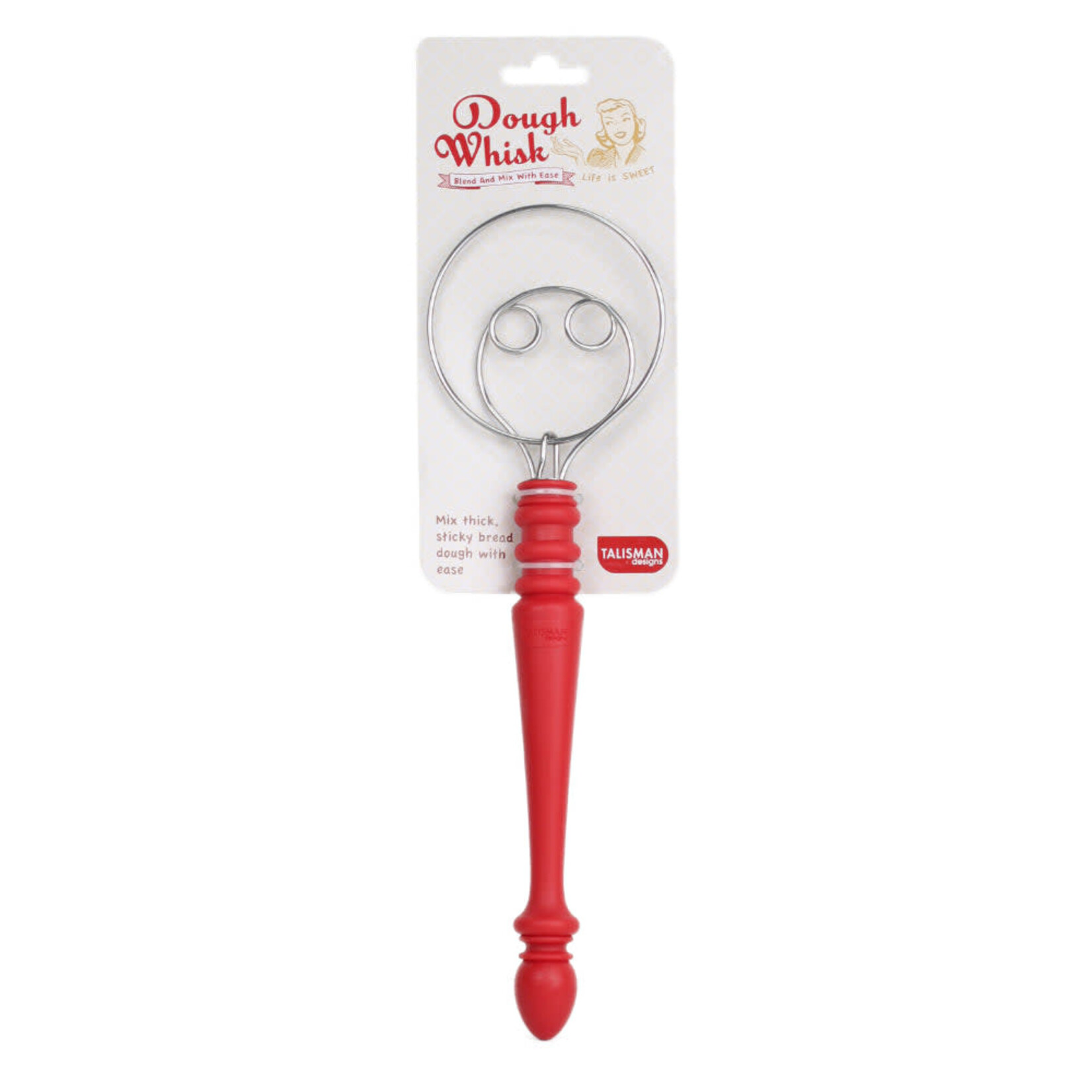 Talisman Design Dough Whisk - Red