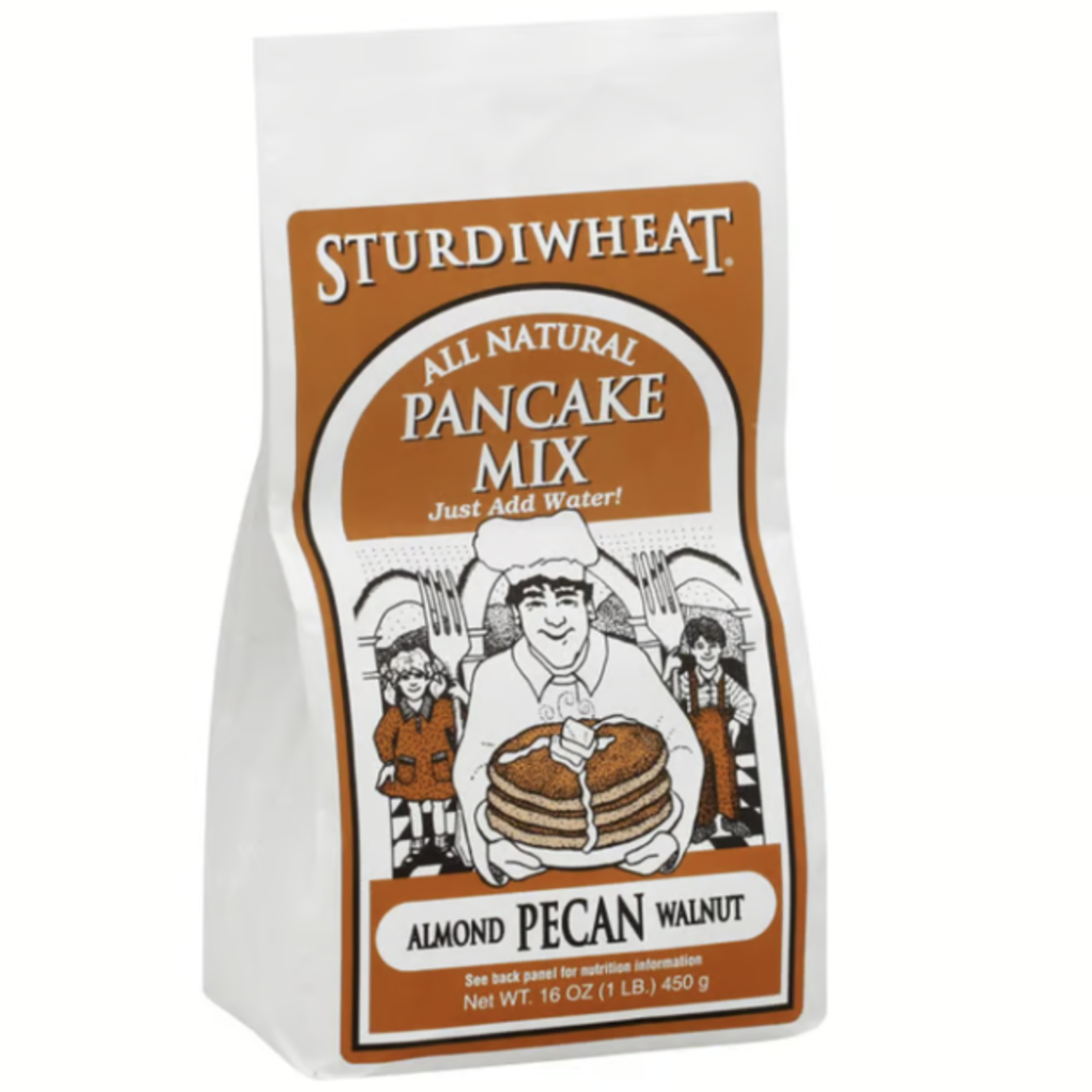 Sturdiwheat Almond Pecan Pancake Mix - 1 lb