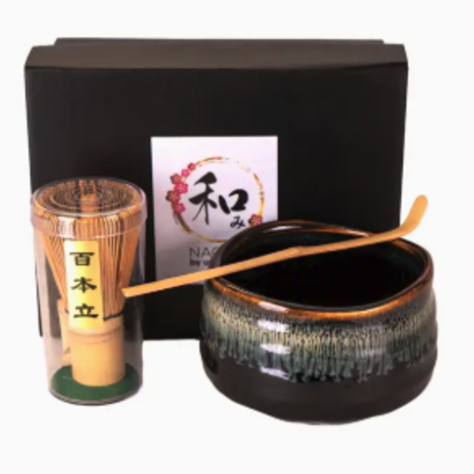 Urban Tokyo Matcha Bowl 21oz Set w/ Whisk & Tea Spoon black | Urban Tokyo