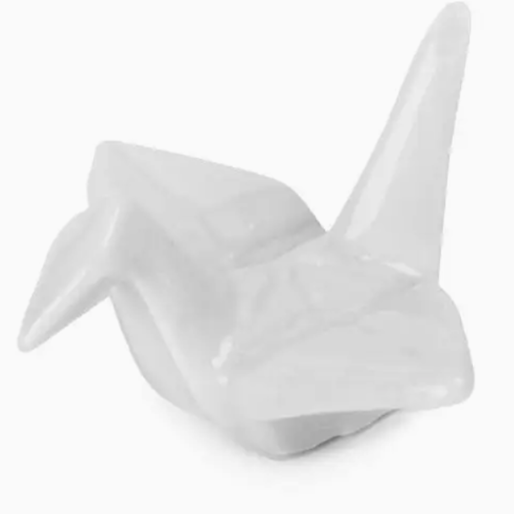Urban Tokyo Origami Crane Porcelain Chopsticks Rest 2"L White | Urban Tokyo
