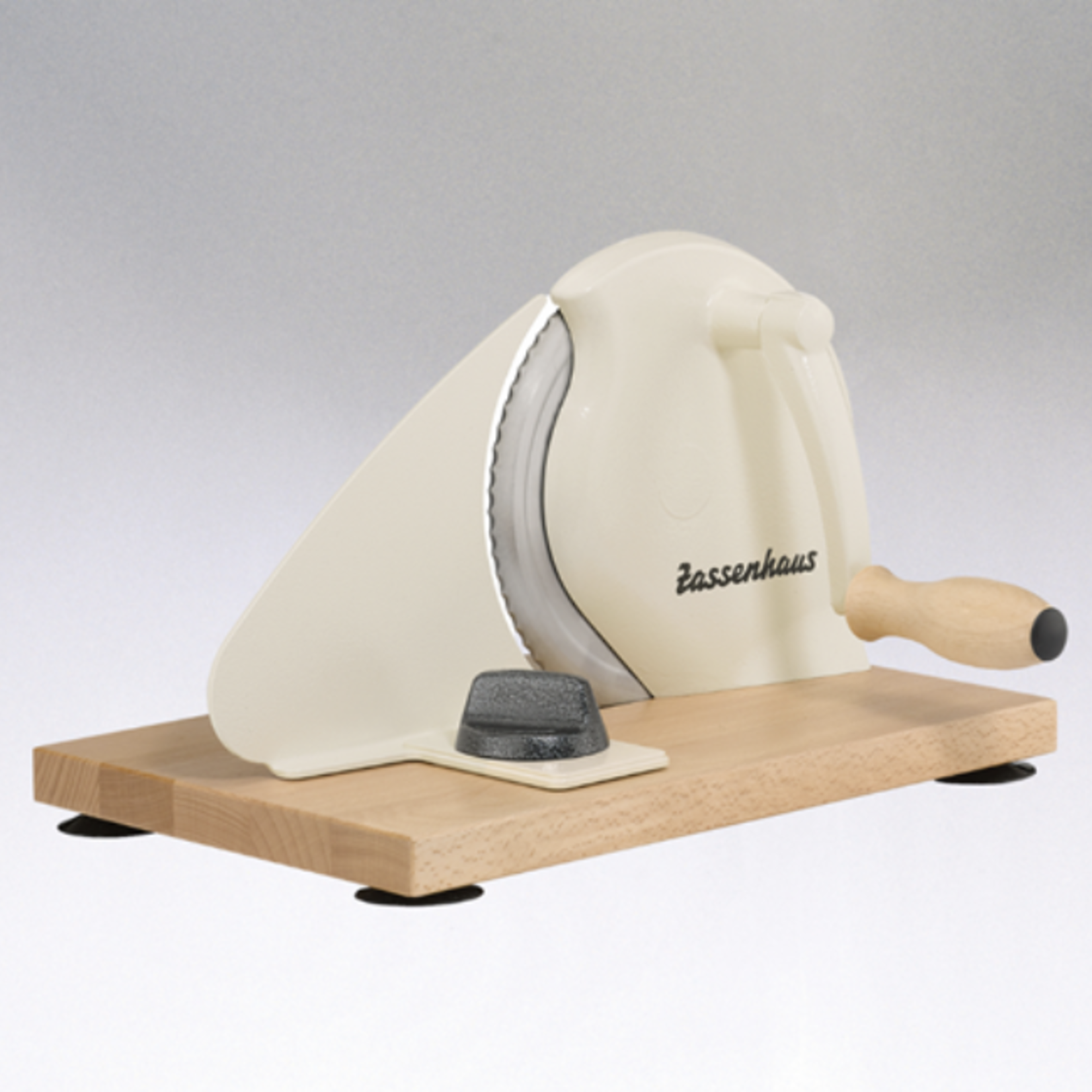 Zassenhaus "Classic" Bread Slicer, manual, Cream