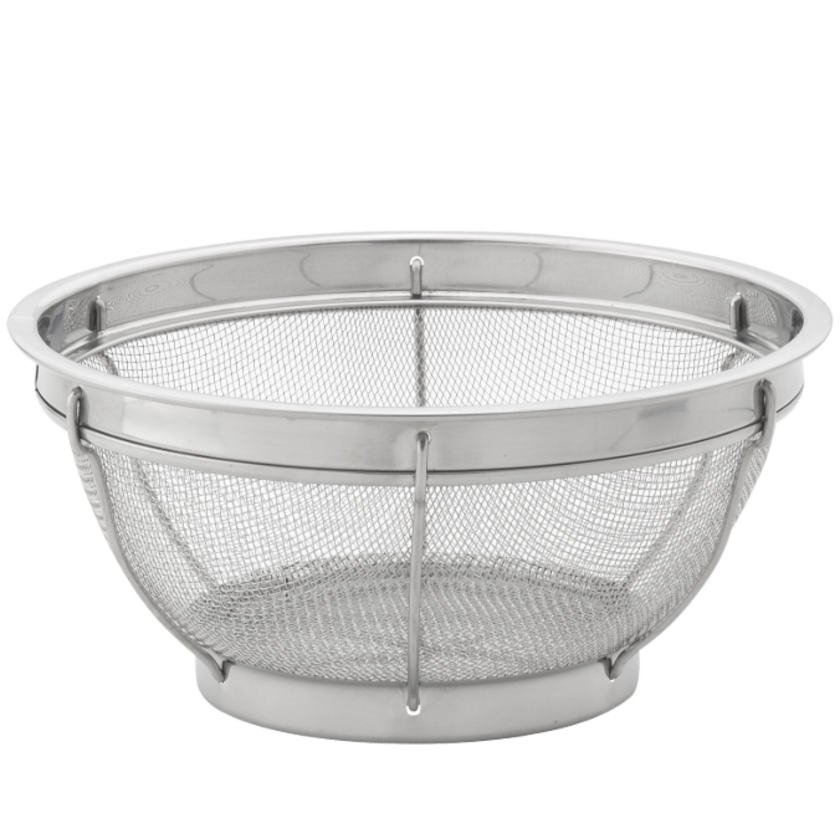 Harold Import Co. Reinforced Mesh Colander, Stainless Steel, 8in | Harold Import Co.