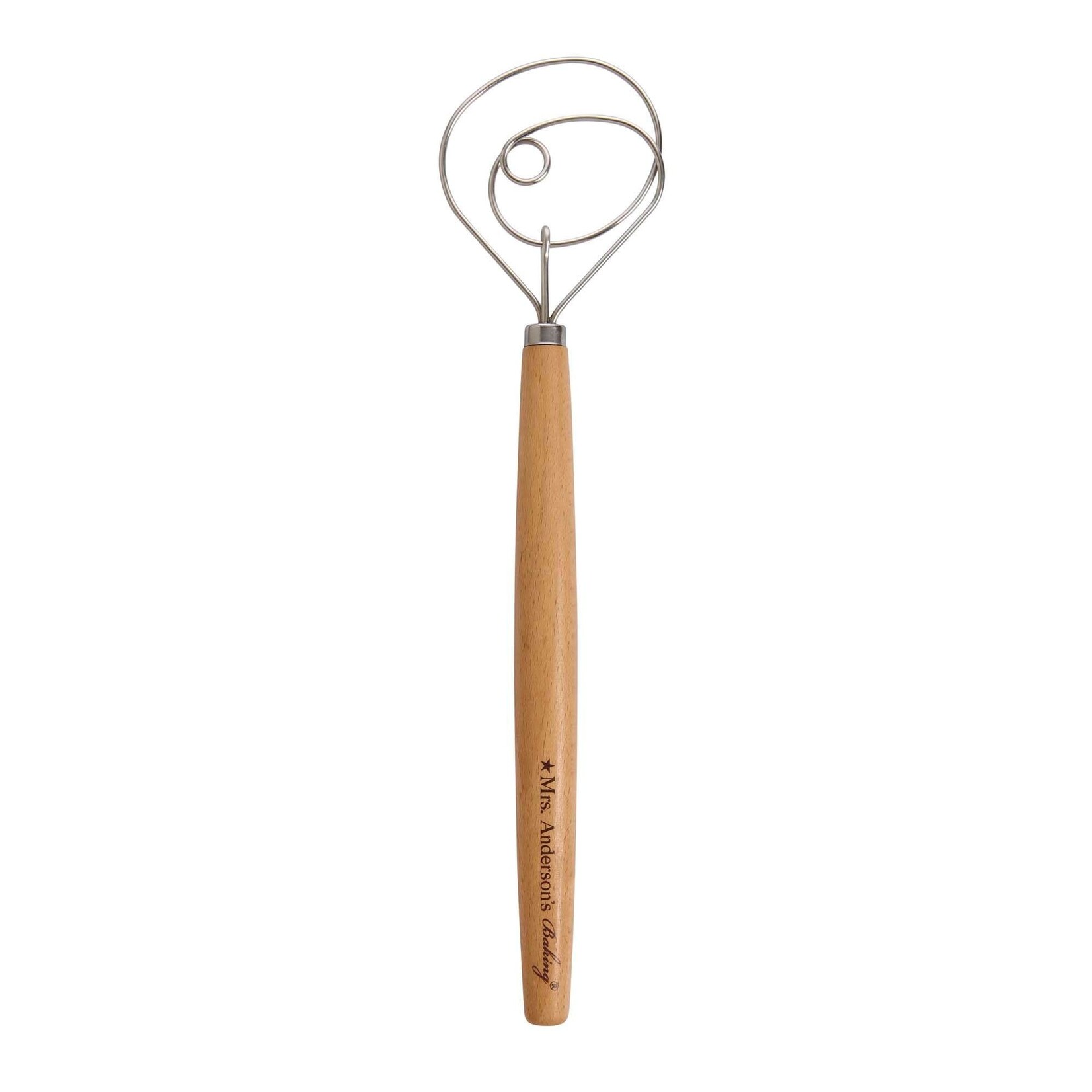 Harold Import Co. Mrs. Anderson's Baking dough whisk, 15in | Harold Import Co.