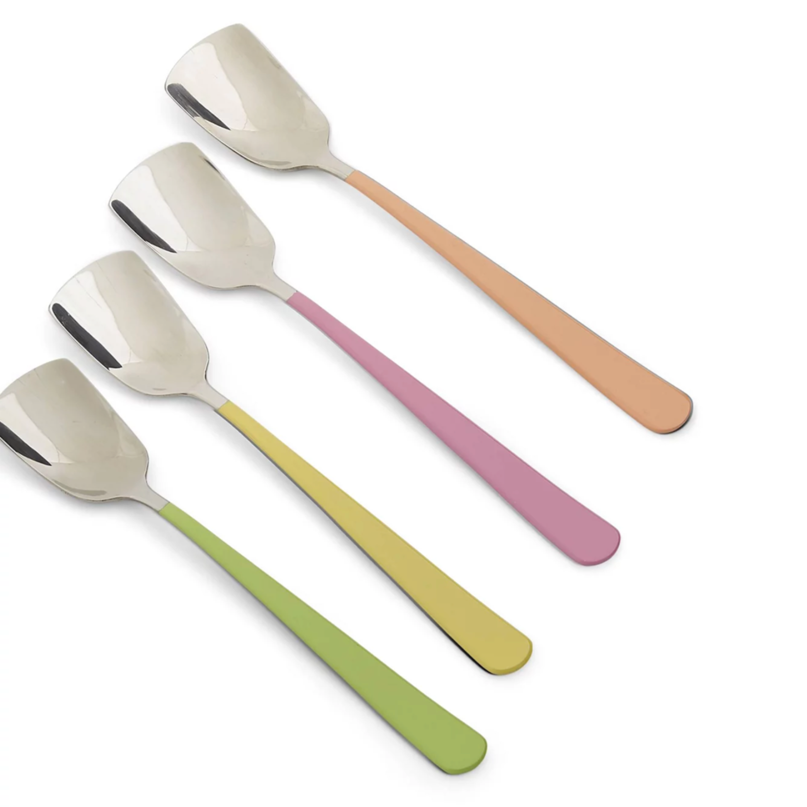 RSVP Endurance Stainless Steel 4 Piece 6" Ice Cream Spoons Set
