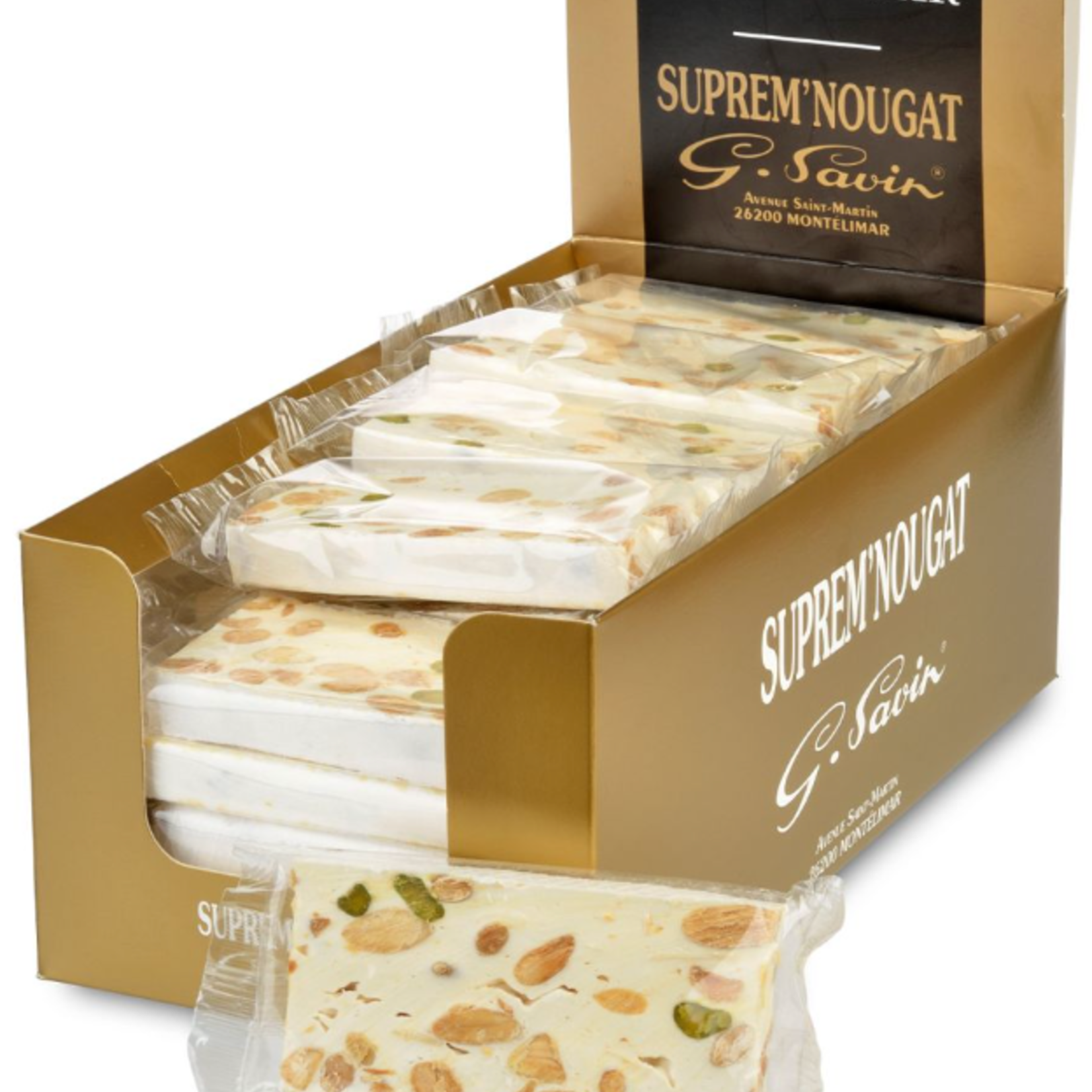 Great Ciao Nougat de Montélimar with Lavender Honey Small Bars (50 gr)