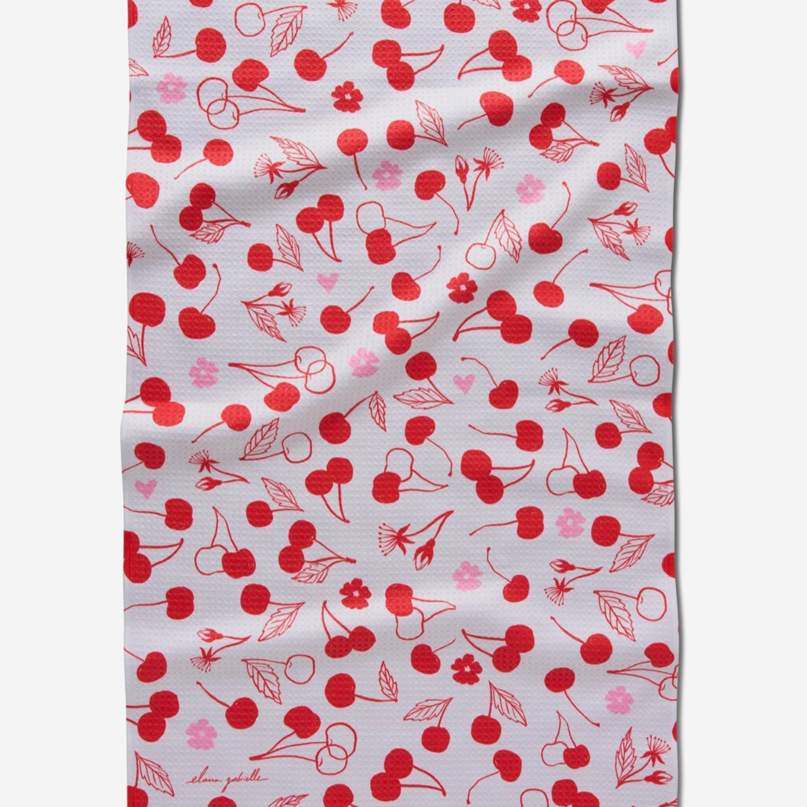 Geometry Tea Towel - Cute Cherry | Geometry