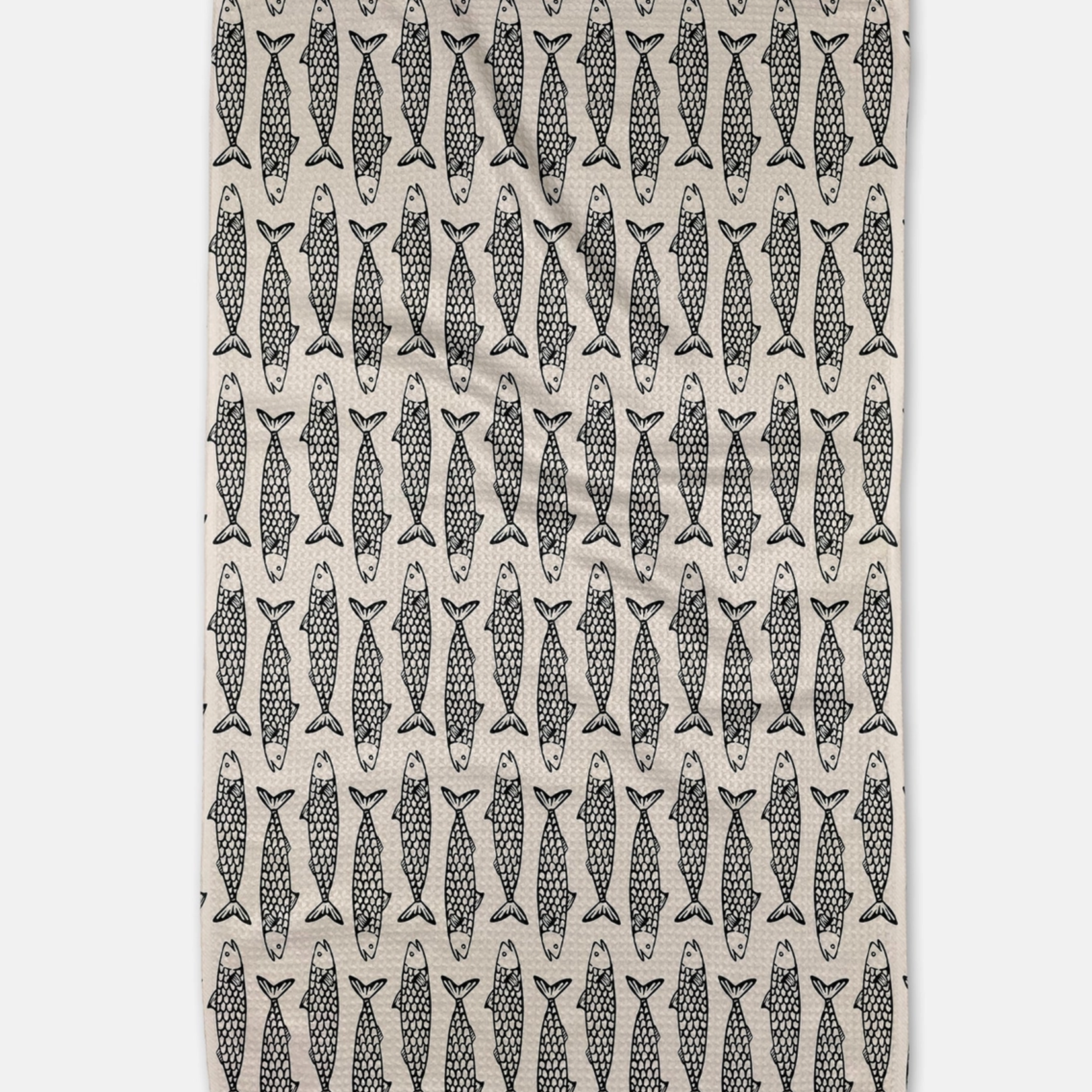 Geometry Fish Friends Tea Towel