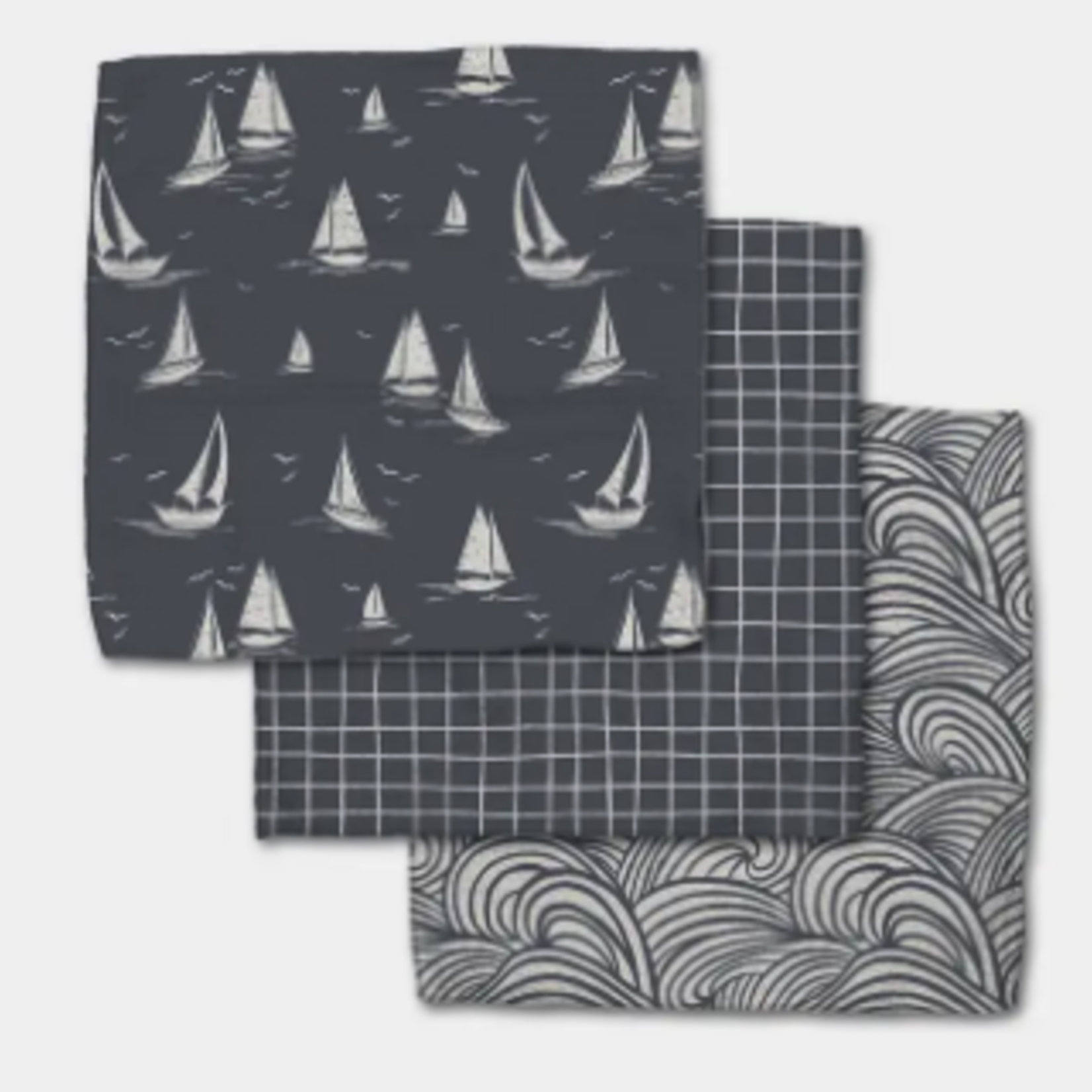Geometry Geometry Coastal Day Dishcloth Set