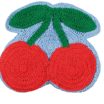 Danica Brands Trivet Crochet - Very Cherry