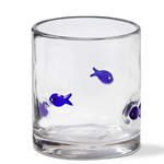 Tag Glass, Double Old Fashioned - Blue Fish | Tag