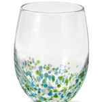 Tag Green Multi PEBBLE STEMLESS WINE GRN MULTI