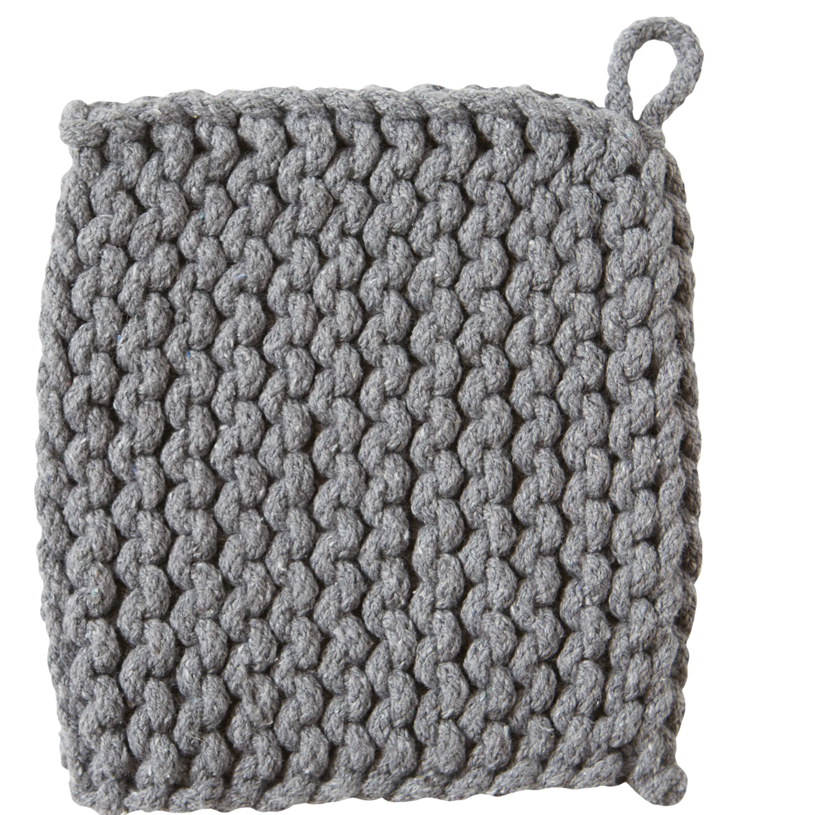 Tag Gray CROCHET TRIVET POTHOLDER GRAY
