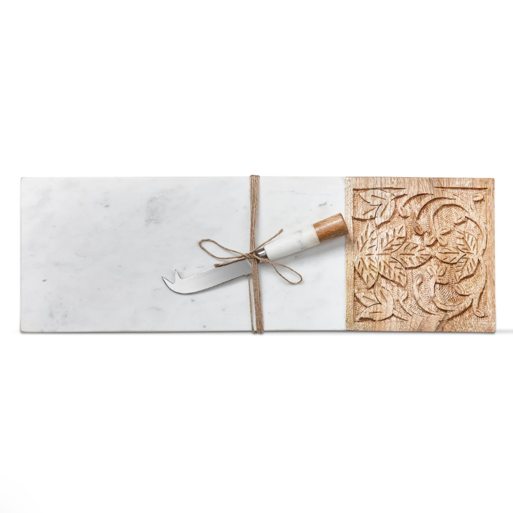 Tag Multi LONG CARVED BOARD CHEESE KNIFE SET