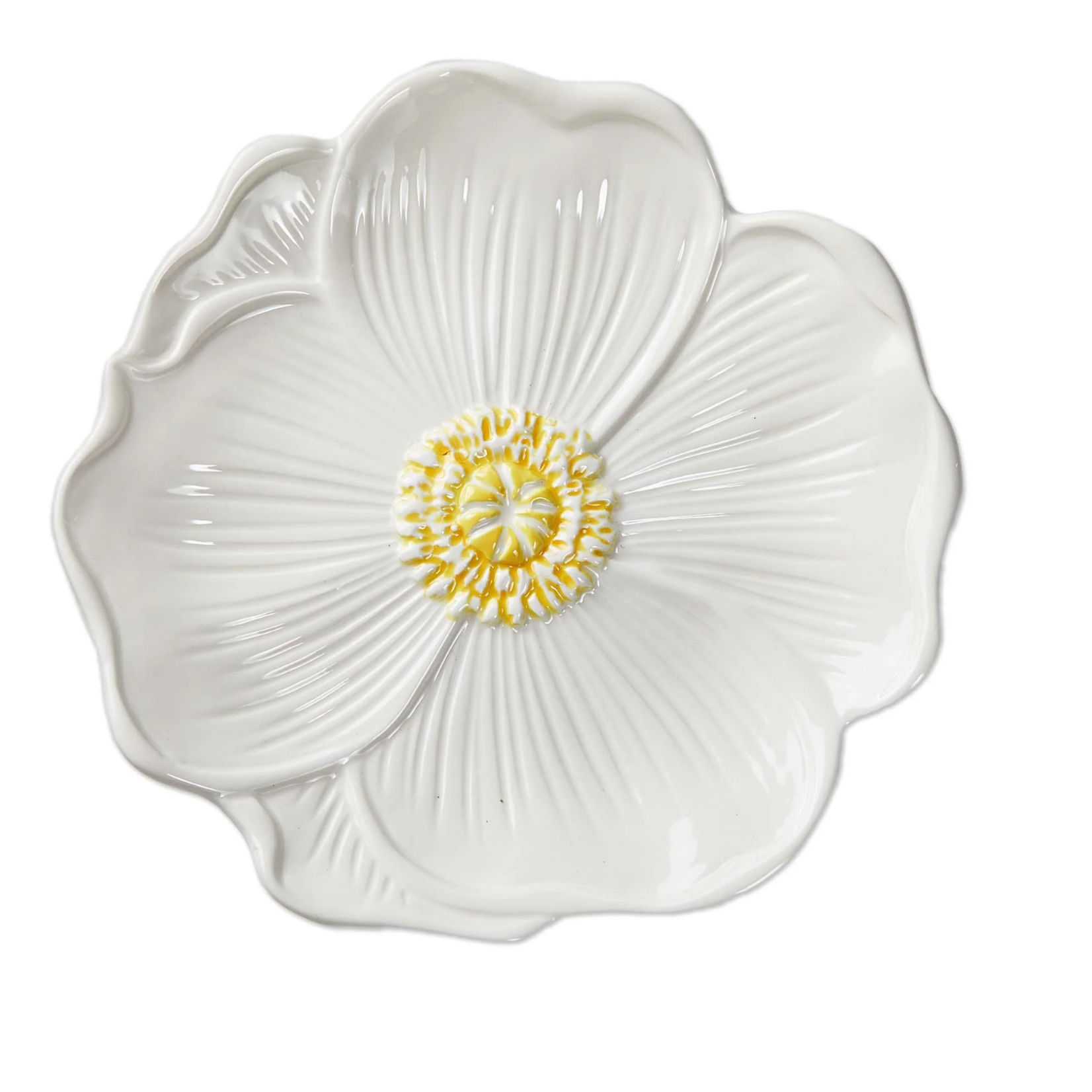 Tag White Multi BLOSSOM APPETIZER PLATE WHITE | Tag