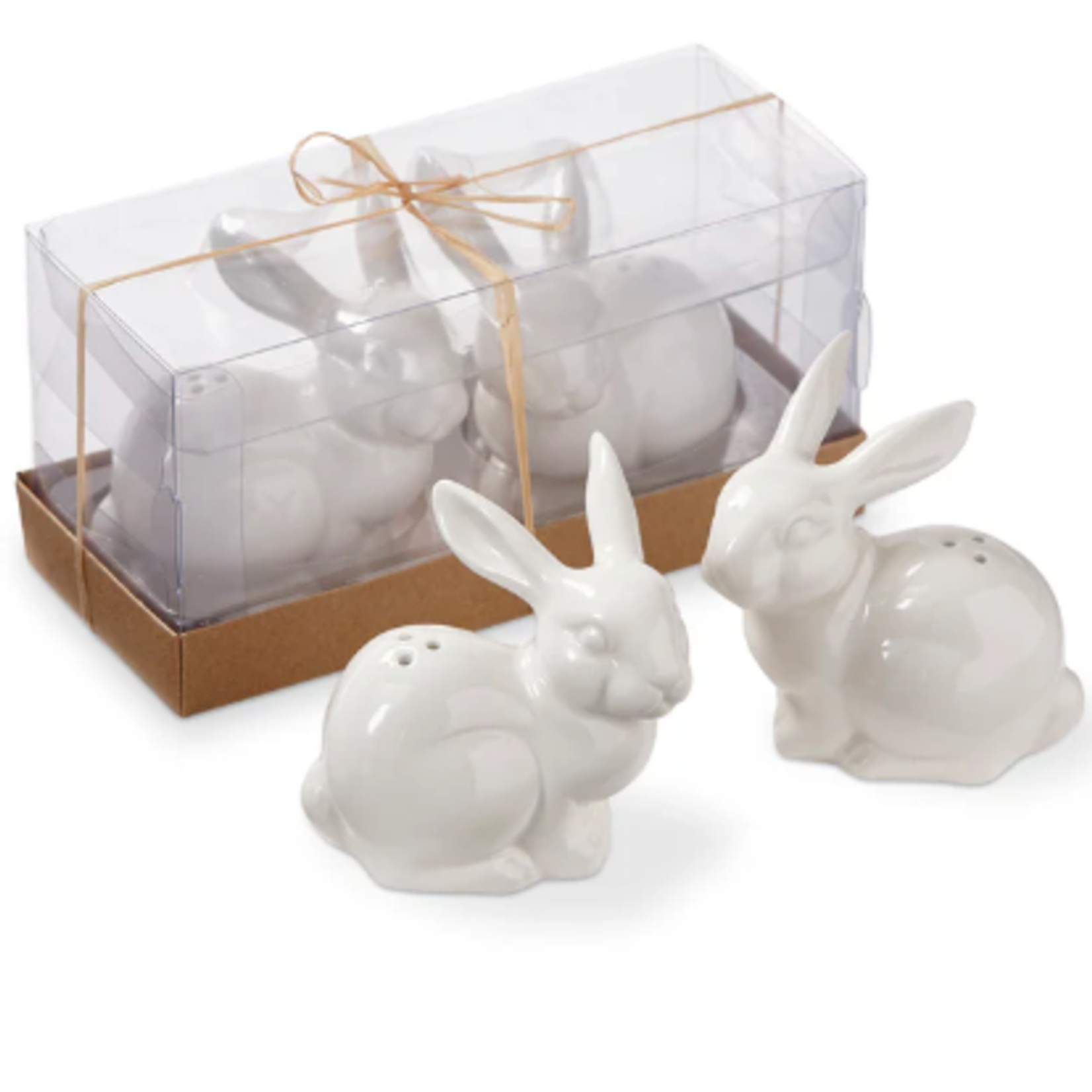Tag White BLOOM BLOSSOM BUNNY S&P  S/2