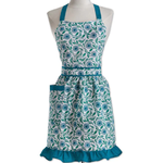 Tag Blue Multi FLOWER GROVE APRON | Tag