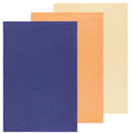 Danica Brands Dishtowel Floursack Set/3 - Dusk Apricot Sunray