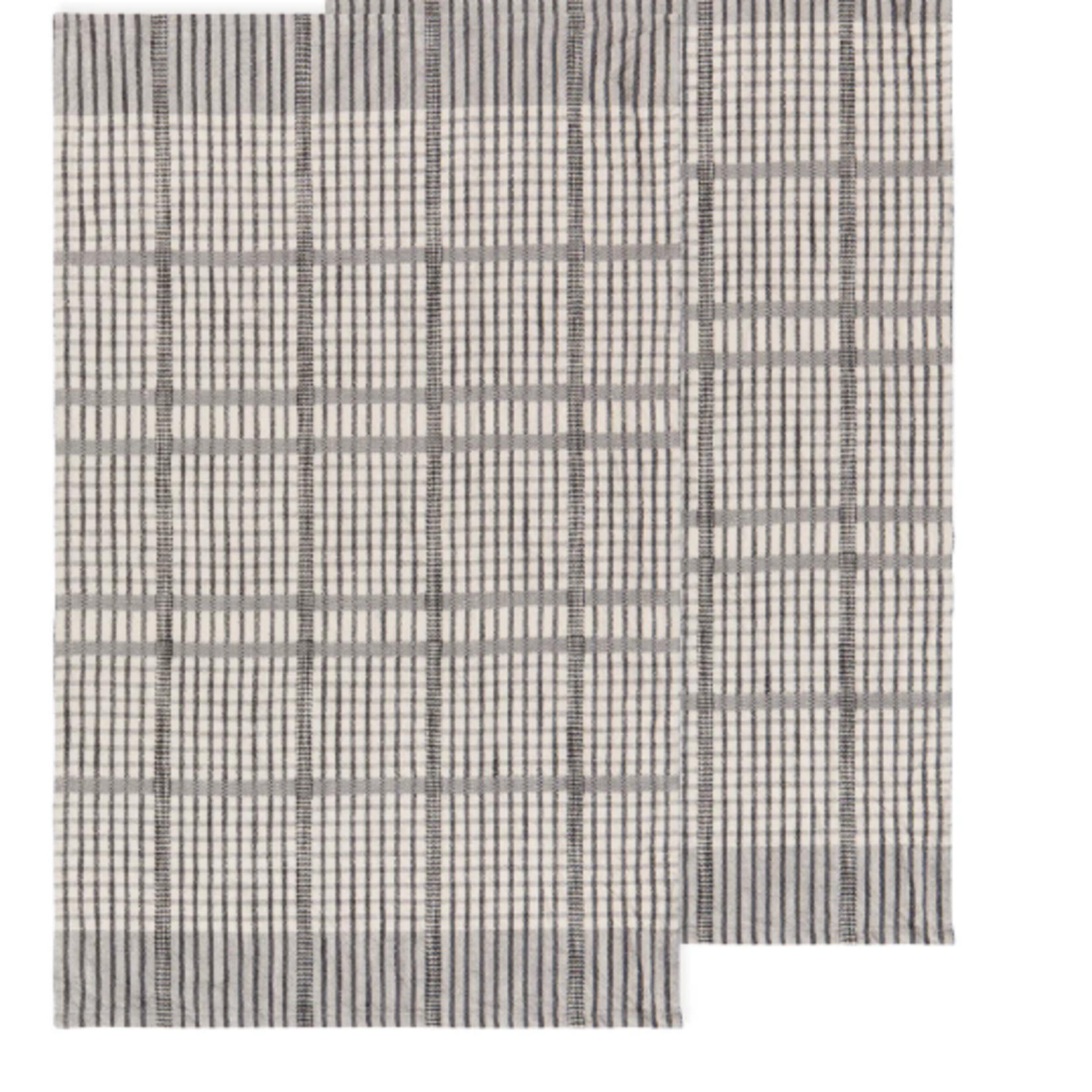 Danica Brands Dishtowel Set/2 - Pewter Finley Check