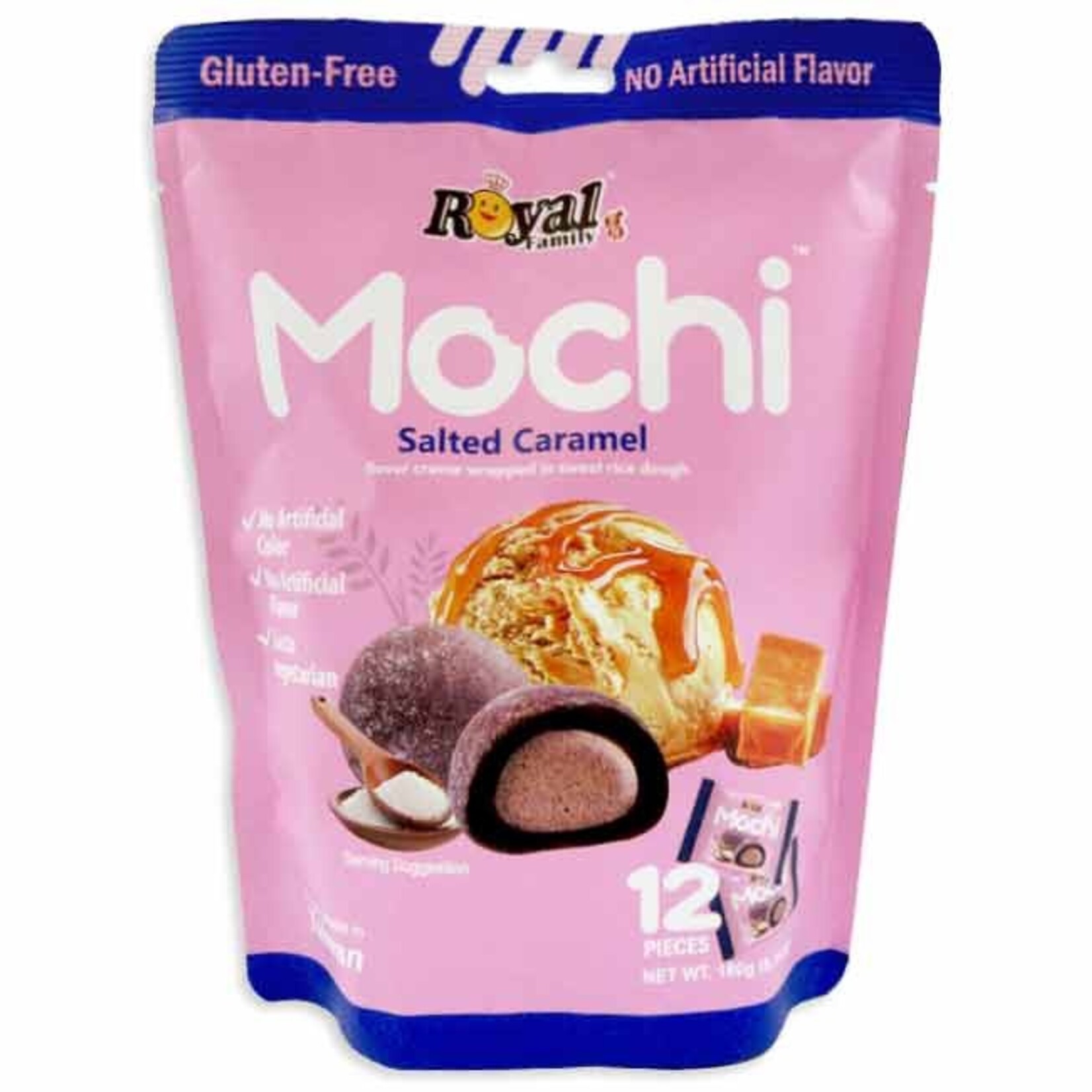 Redstone Candy Royal Family Mochi - Salted Caramel Peg Bag 6.34 OZ