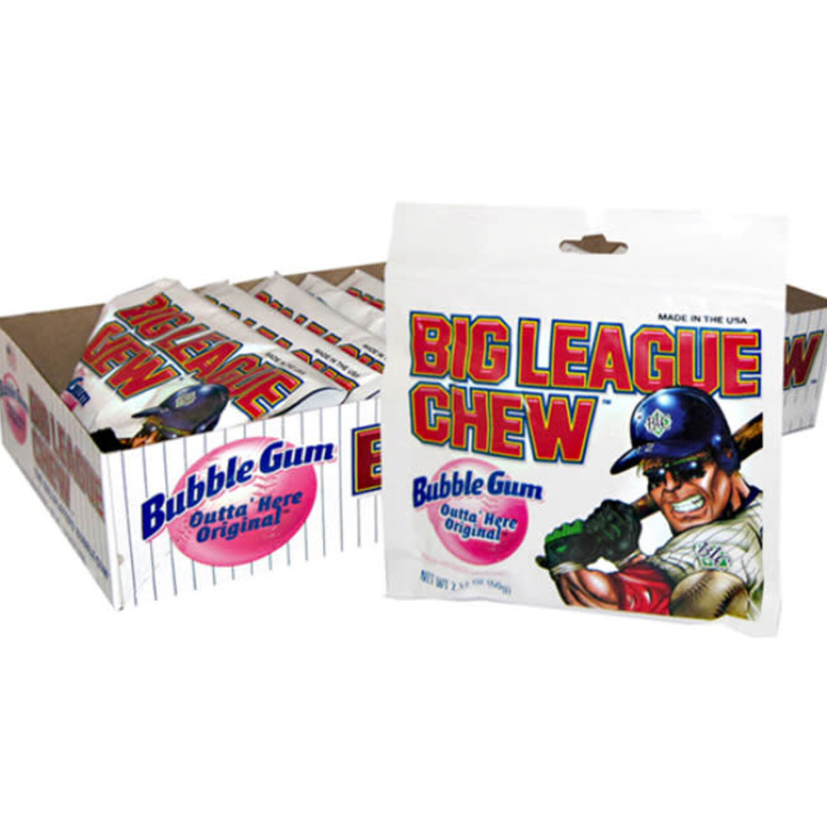 Grandpa Joes Big League Chew Bubble Gum - Original