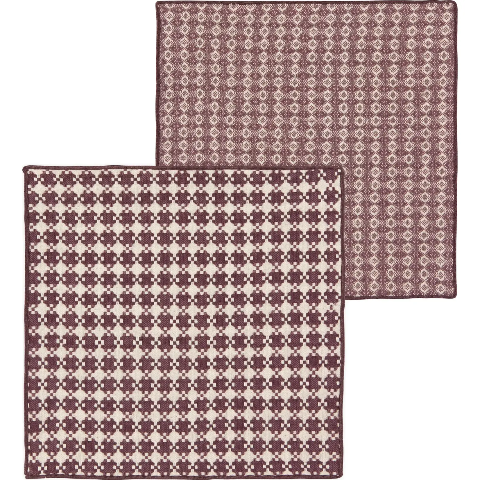 Danica Brands Dishcloth Set/2 - Facet Ash Plum