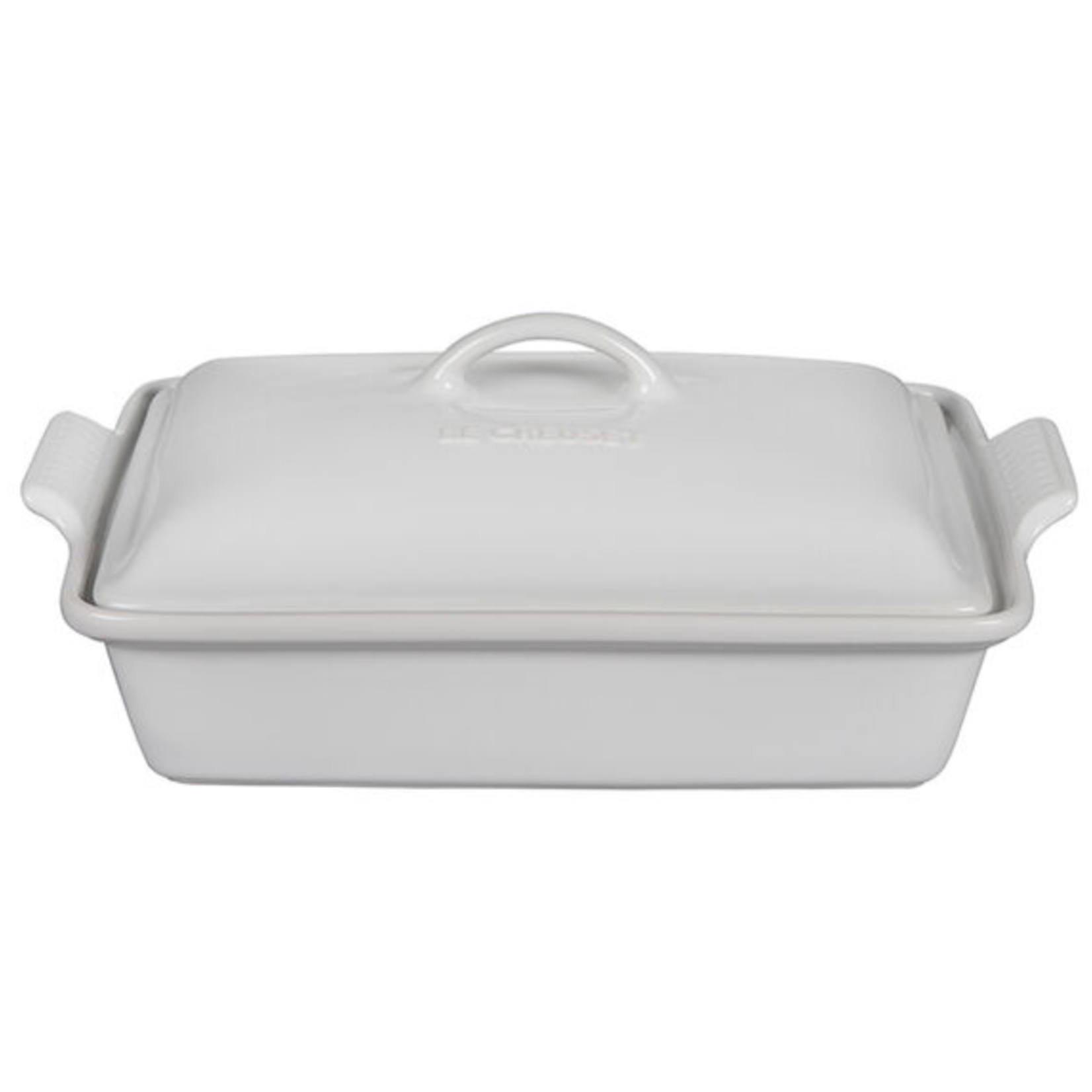 Le Creuset Le Creuset Heritage Rectangular Casserole, White (Quade & Lockhart Registry)