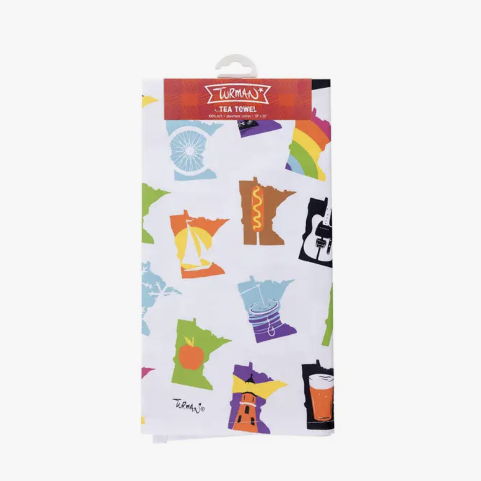 Adam Turman Artwork MN Months Tea Towel | Adam Turman Artwork