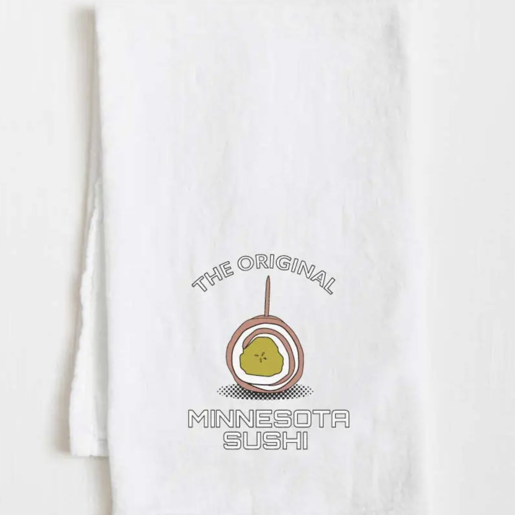 Minnesota Awesome Minnesota Sushi Flour Sack Towel