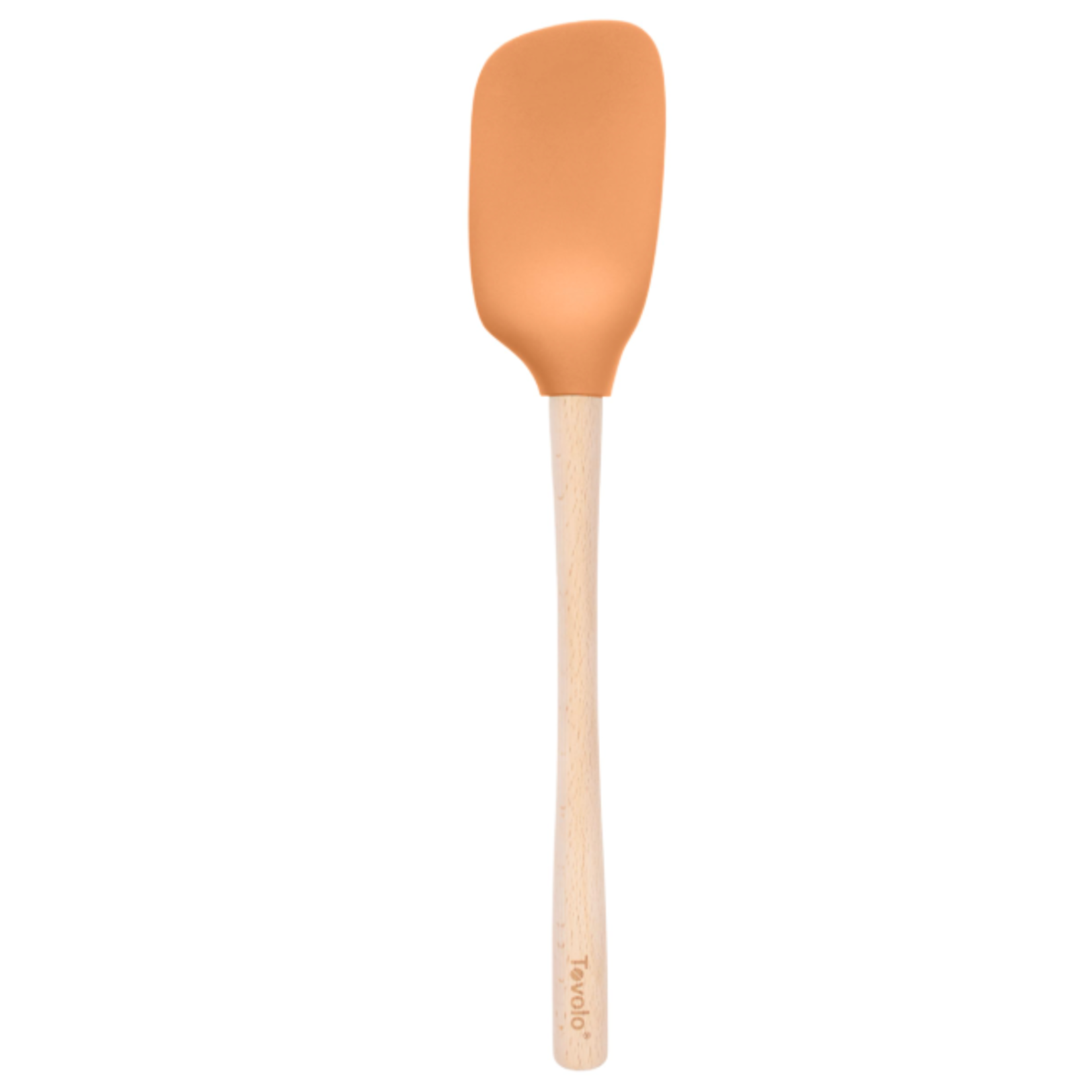 Tovolo Flex-Core Spoonula Wood Handle Apricot