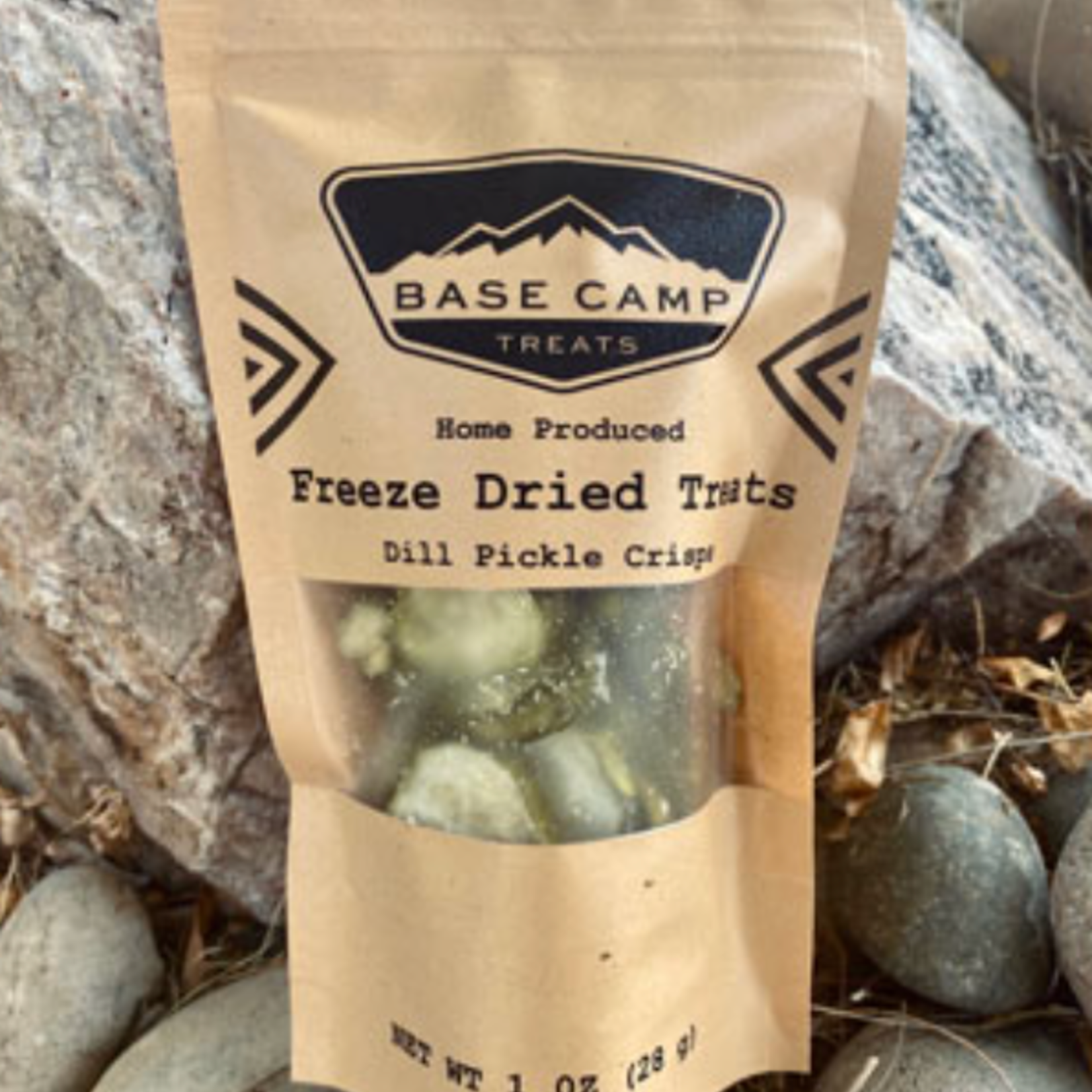 Base Camp Treats Freeze Dried Dill Pickle Crisps | Base Camp Treats