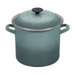 Le Creuset Le Creuset Enamel On Steel Stockpot with Lid, 8 Quar, Sea Salt