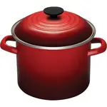 Le Creuset Enamel On Steel Stockpot with Lid, 8 Quar, Cerise | Le Creuset