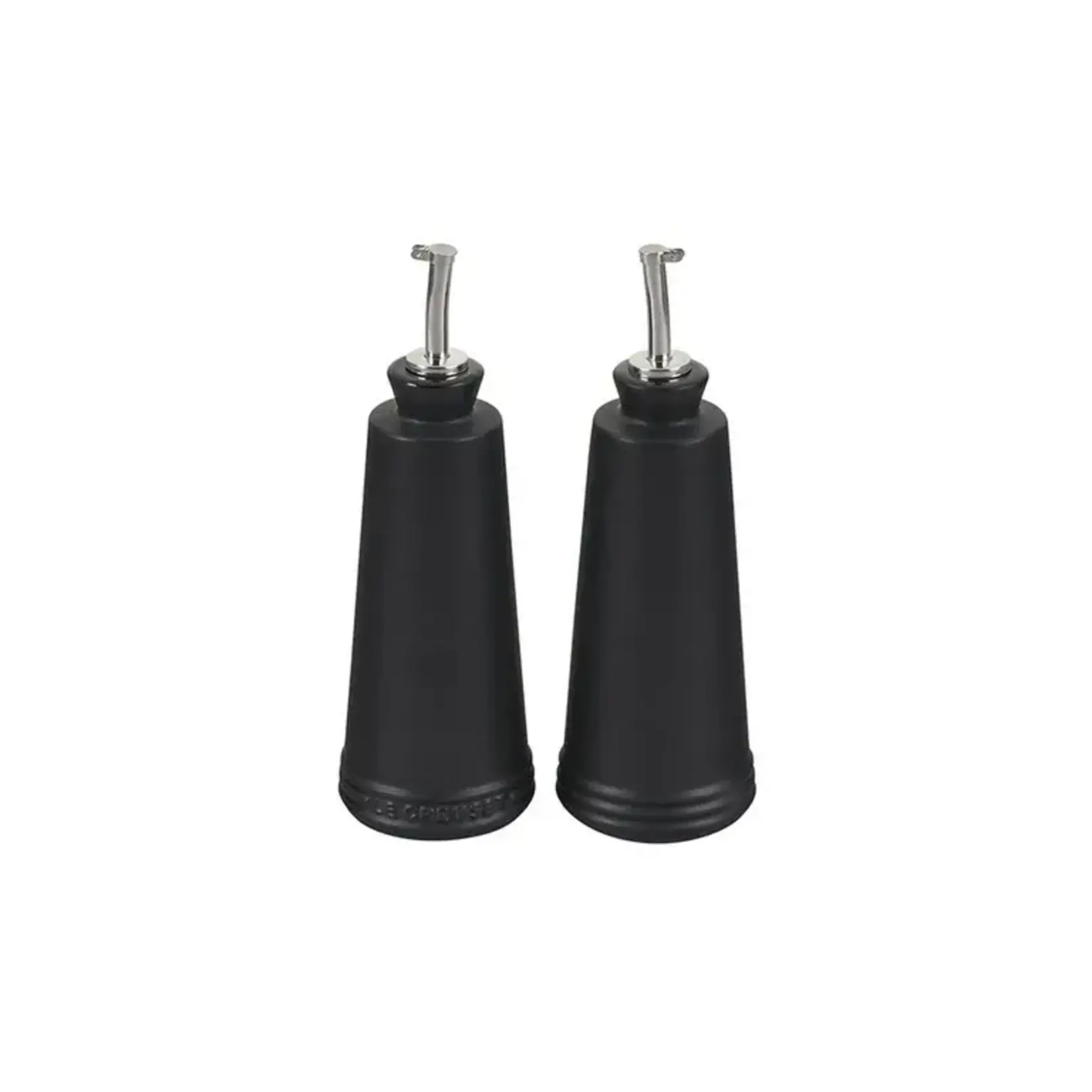 Le Creuset Signature Oil & Vinegar Set - Licorice - 10 oz. each