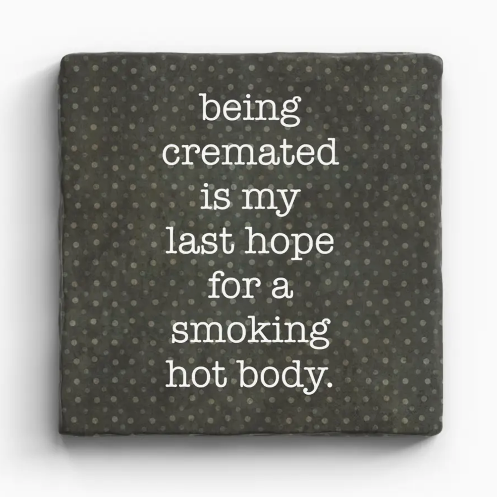 Paisley & Parsley Smoking Hot Body - Marble Coaster