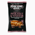 Pork King Good Pink Salt & Vinegar Pork Rinds 1.75 oz | Pork King Good