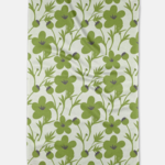 Geometry Blooming Blossoms Tea Towel | Geometry